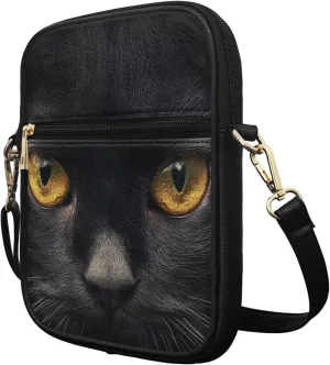 COEQINE Leather Messenger Bag for Men Crossbody Shoulder Bag for Work Cell Phone for Travel Gym