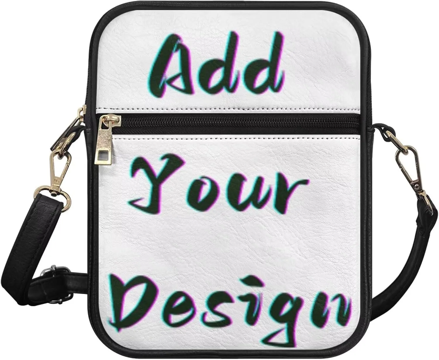 COEQINE Leather Messenger Bag for Men Crossbody Shoulder Bag for Work Cell Phone for Travel Gym