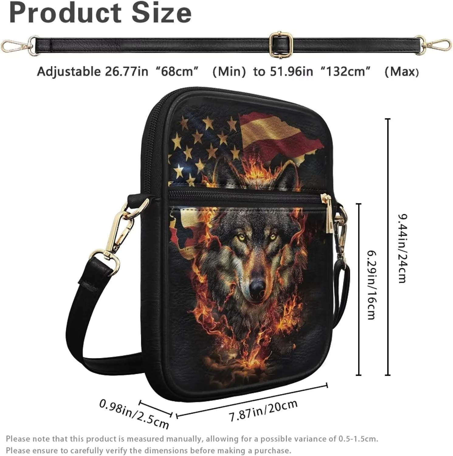 COEQINE Leather Messenger Bag for Men for Work Waterproof Crossbody Bag Adult Aesthetic Small Shing Bag for Cell Phone Case