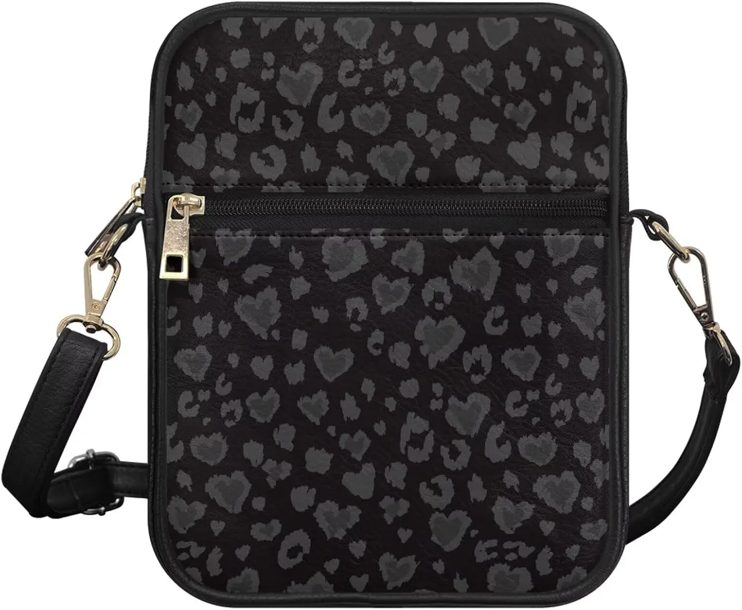 COEQINE Leather Messenger Bag for Men for Work Waterproof Crossbody Bag Adult Aesthetic Small Shing Bag for Cell Phone Case