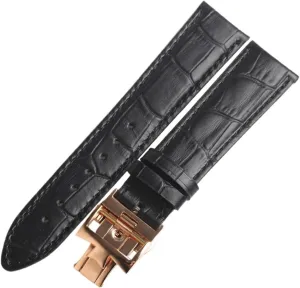 Compatible with Vacheron Constantin VC Calf-Leather Band Cow Leather Strap Watch Band(2,22mm)