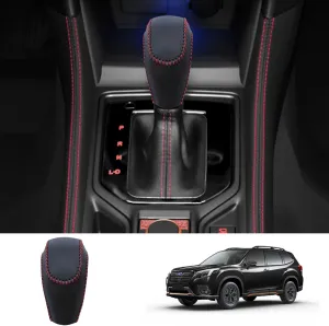 Custom Interior Accessories for Forester 2025 Base/Premium/Sport/Limited/Touring,Transmission Boots Shift Lever Sheath Gear Shift Knob Cover