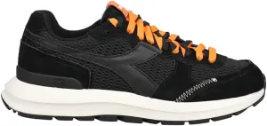Diadora Womens Kmaro 42 Pigskin Wax Lace Up Sneakers Shoes Casual - Black - Size 12.5 D