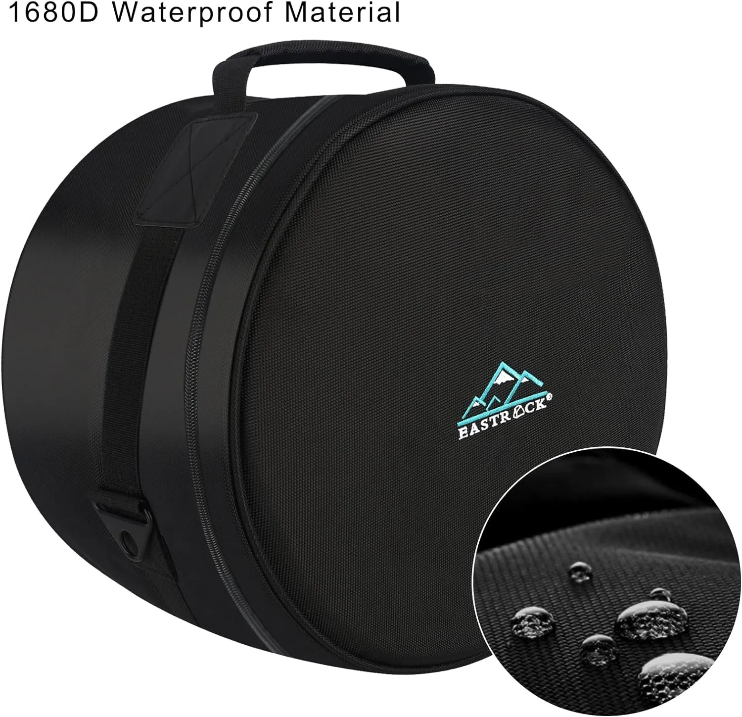 EASTROCK 10" x8" Tom Drum Bag, Tom Drum Cases 15 mm Thick Padding for Your Drum Protection (10 * 8" Tom)