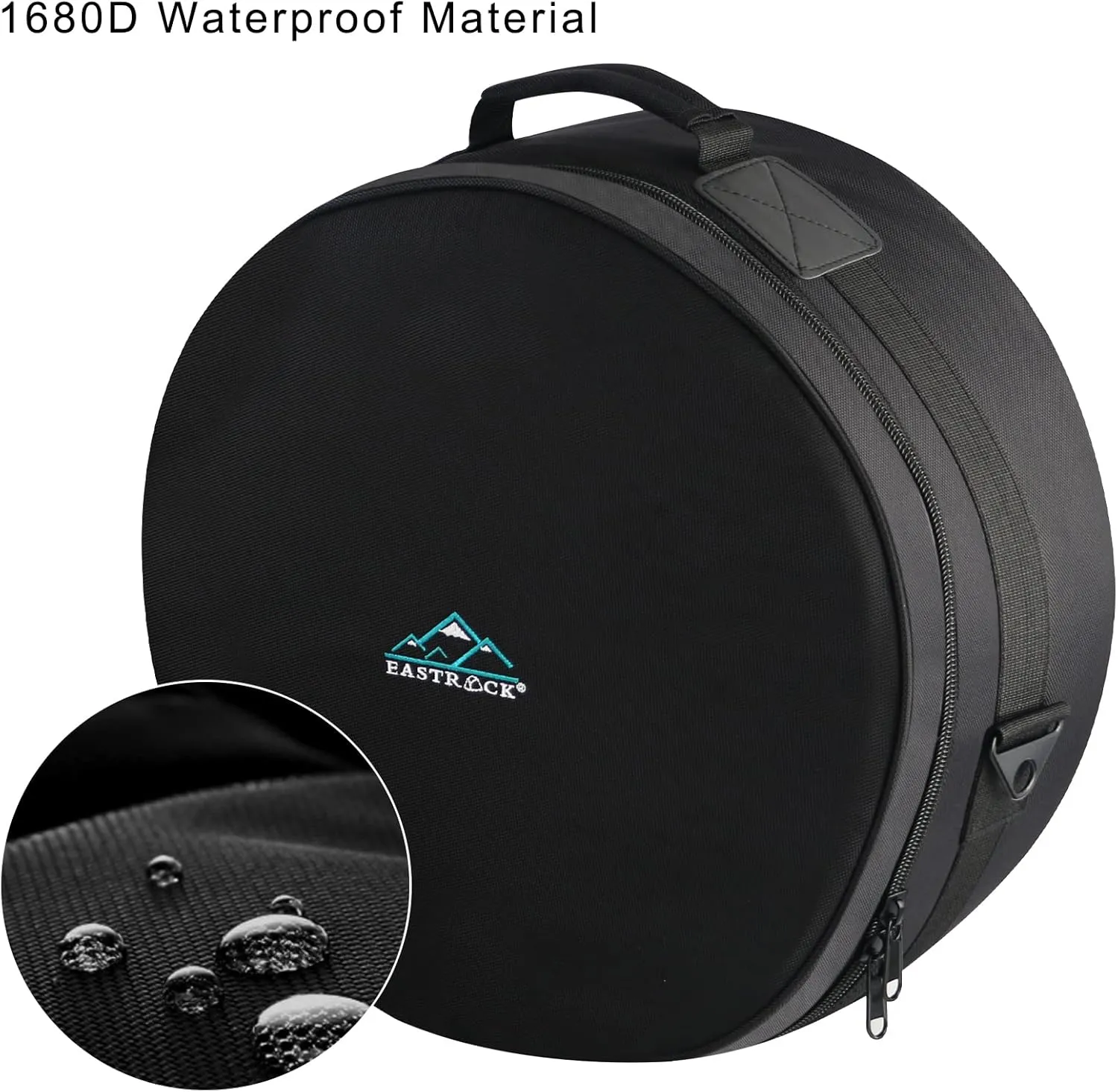 EASTROCK 14" x5.5" Snare Drum Bag, Snare Drum Cases 15 mm Thick Padding for Your Drum Protection (14 * 5.5" Snare)