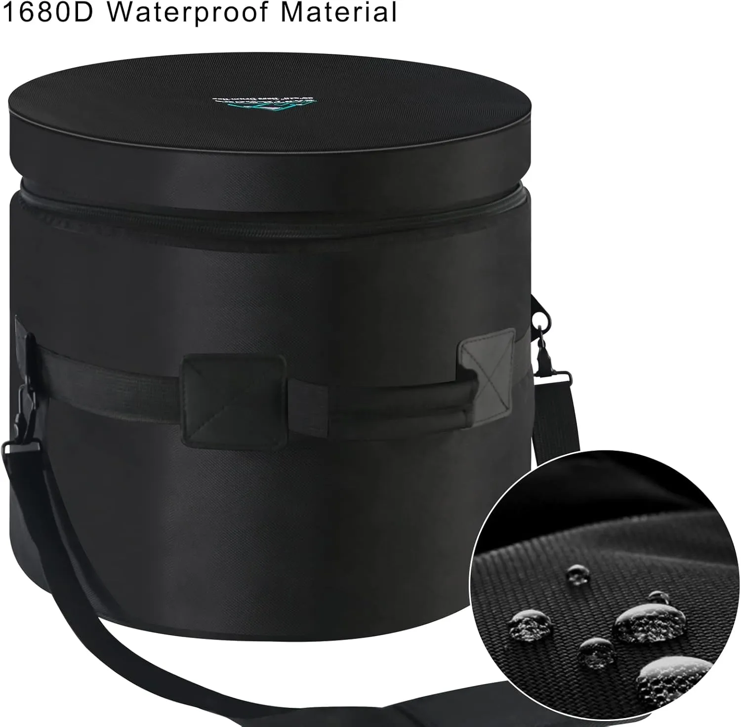 EASTROCK 22" x16" Bass Drum Bag, Bass Drum Cases 15 mm Thick Padding for Your Drum Protection (22 * 16" Bass)
