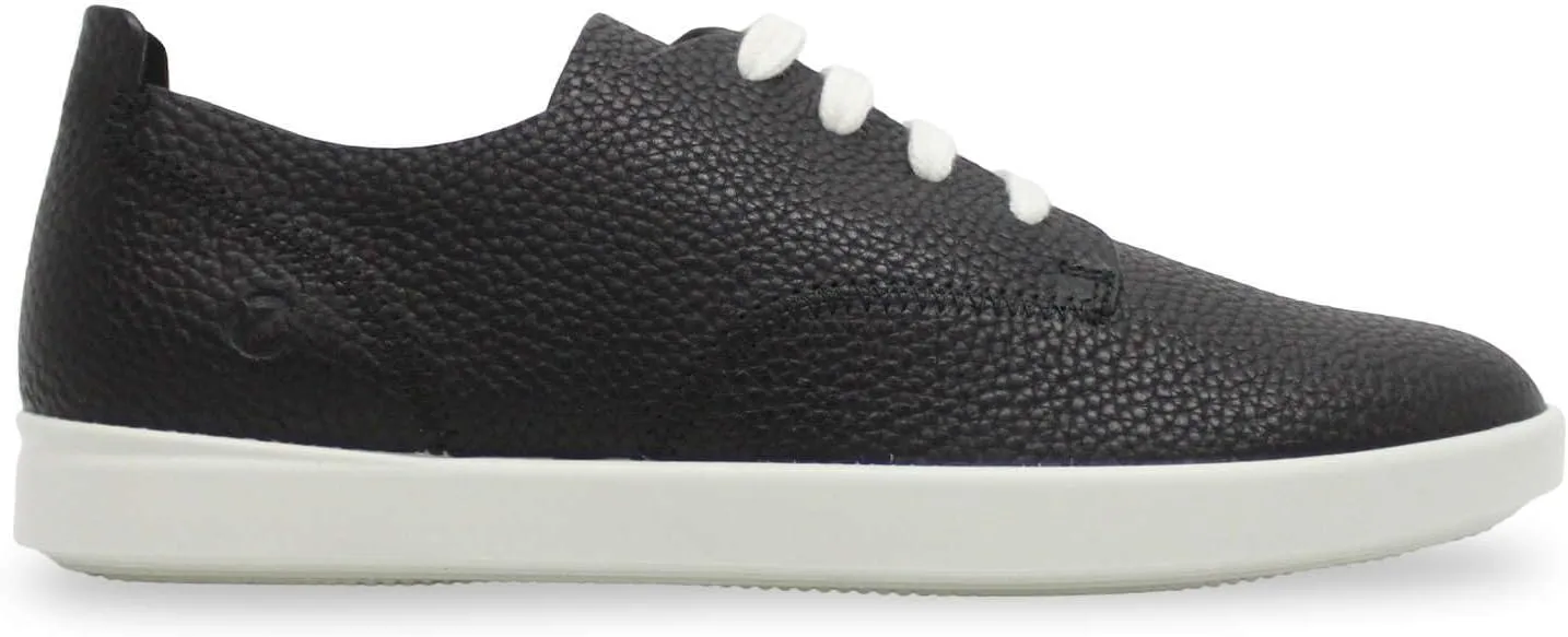 ECCO Womens Leisure 205133 Leather Black Trainers 9-9.5 US