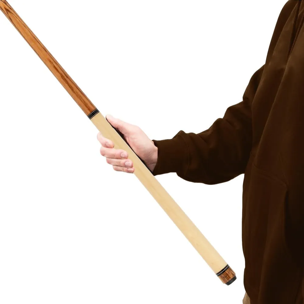 Elite ELBJZ Break/Jump Pool Cue - Natural Maple with Zebrawood Points