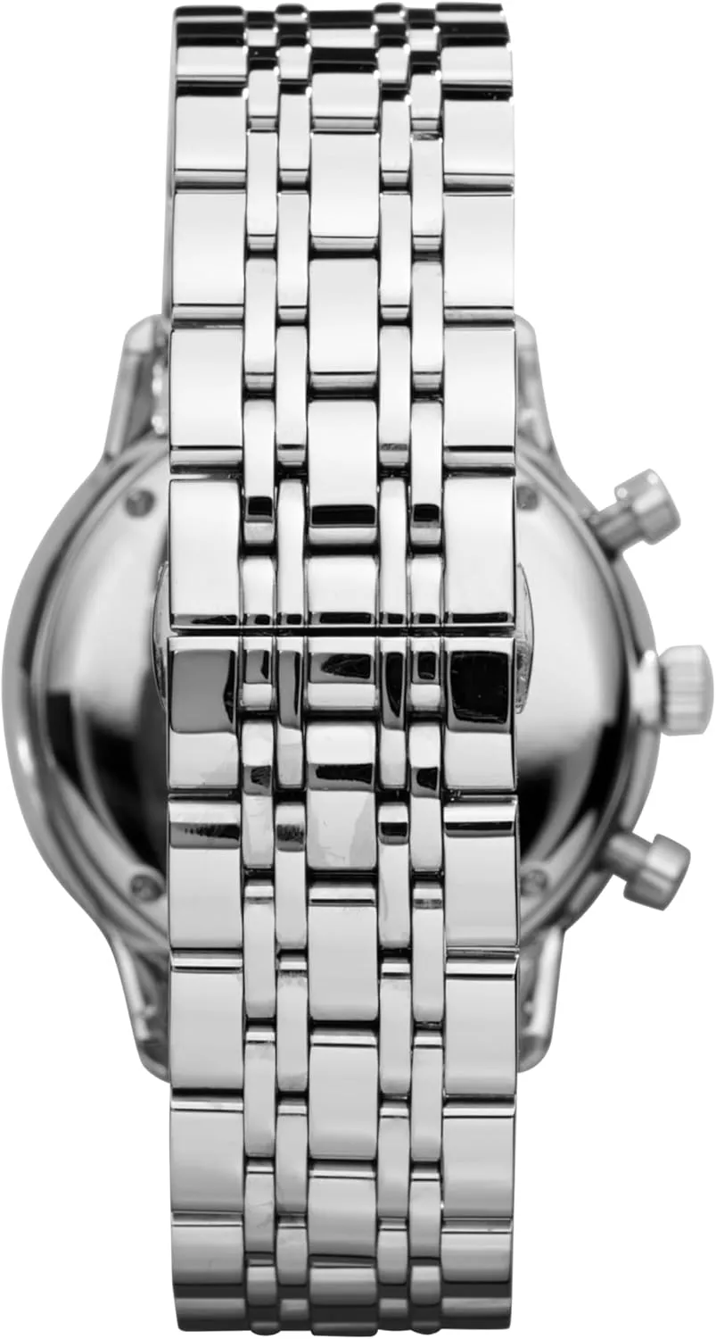 Emporio Armani Men's Three-Hand Leather Watch