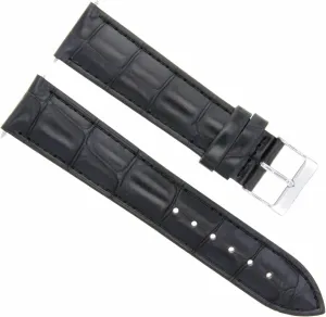 Ewatchparts 19mm Italian Leather Watch Band Strap Compatible With Tag Heuer Formula F1 Watch Black