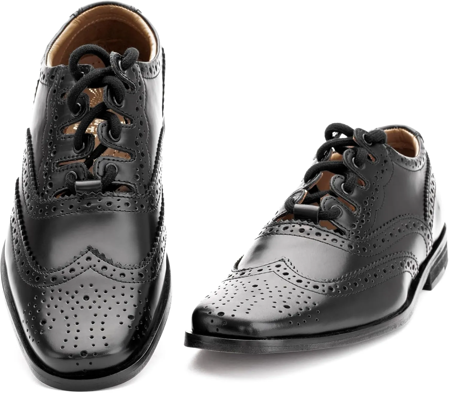 Fashion Ghillie Brogue - Kilt Shoes Black