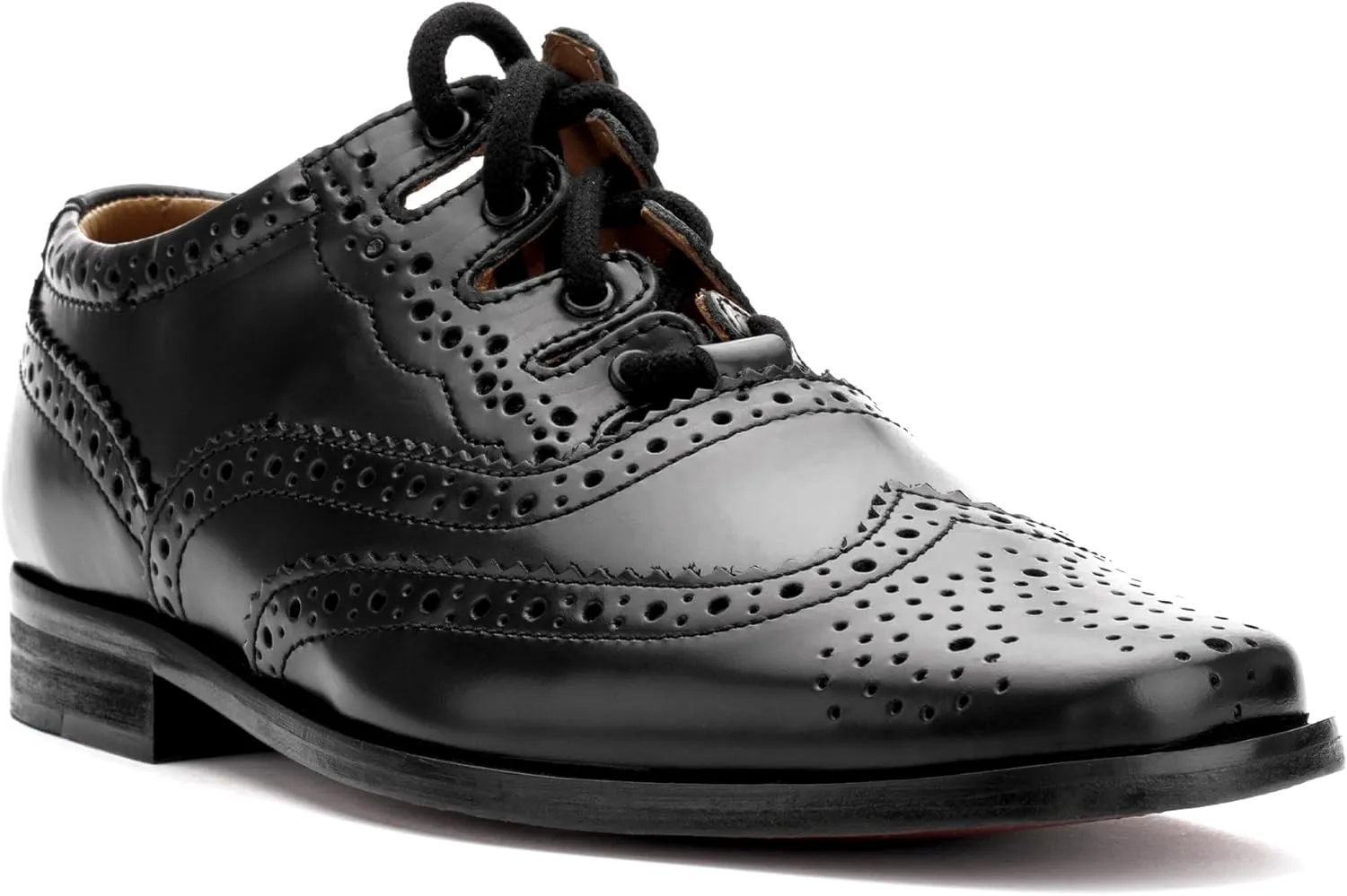 Fashion Ghillie Brogue - Kilt Shoes Black
