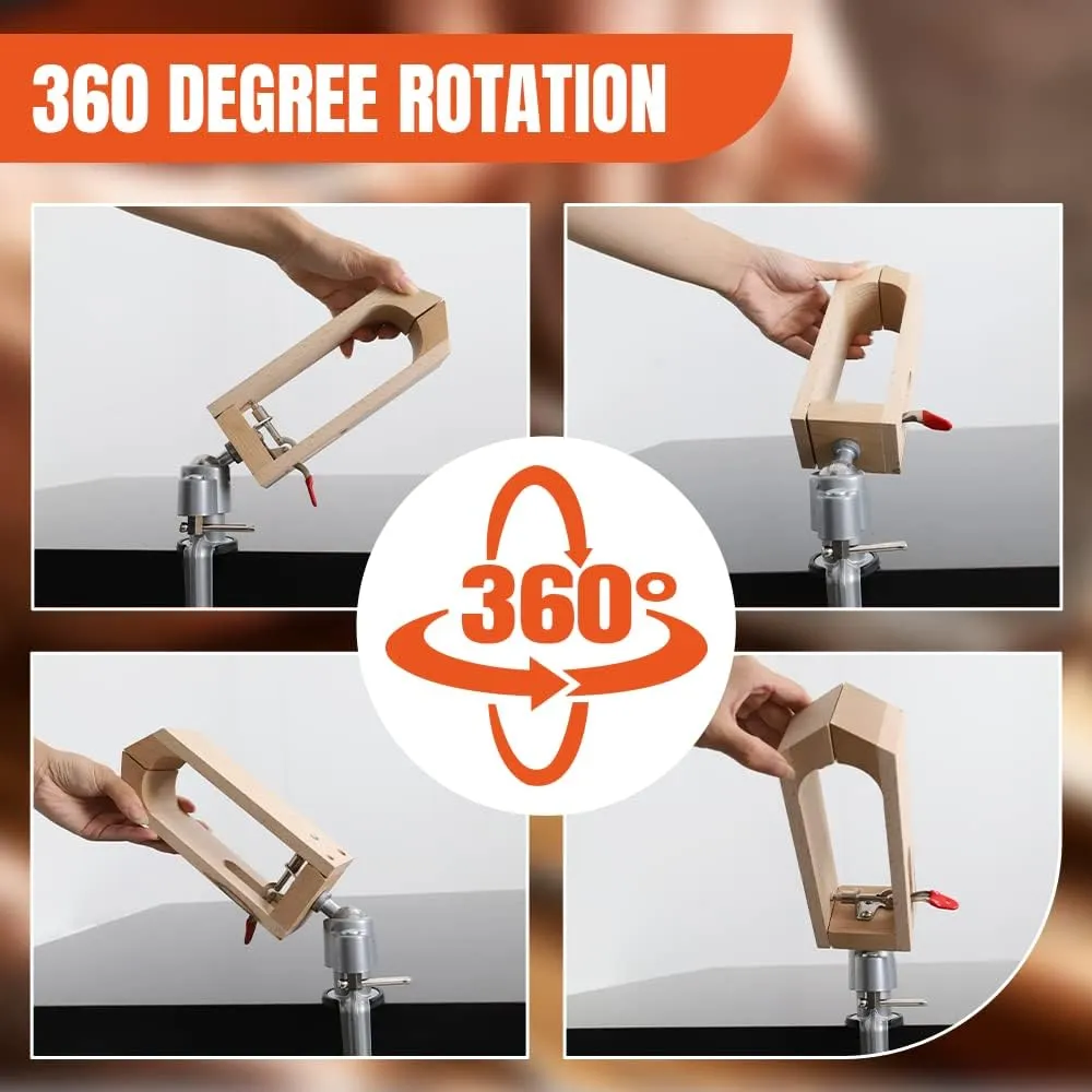 FASTTOBUY Leather Stitching Pony for DIY Hand Stitching Leather Clamping (Universal Rotating Pony)