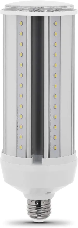 Feit Electric C4000/5K/LEDG2 300W Equivalent Mini Corn Bulb, Corn Cob High Output LED Light Bulb, E26 Base, 5000K Daylight, 3” x 3” x 7”