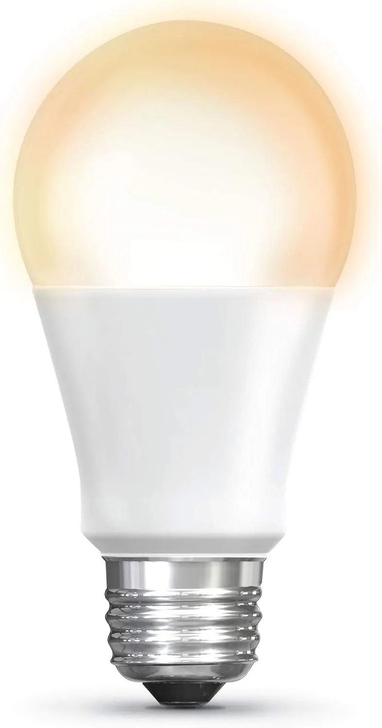 Feit Electric OM60/SW/HK 60W Equivalent A19 Smart, Works with Apple HomeKit and Siri Voice Control, No Hub Required LED Light Bulb, 4.4" H x 2.4" D, 2700K Soft White