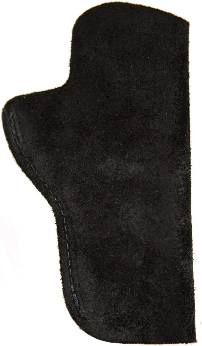 FHL 1911_Wilson Combat Sentinel 9mm Leather Suede Holster_IWB_Conceal_RH_LH_USA (Left Black)