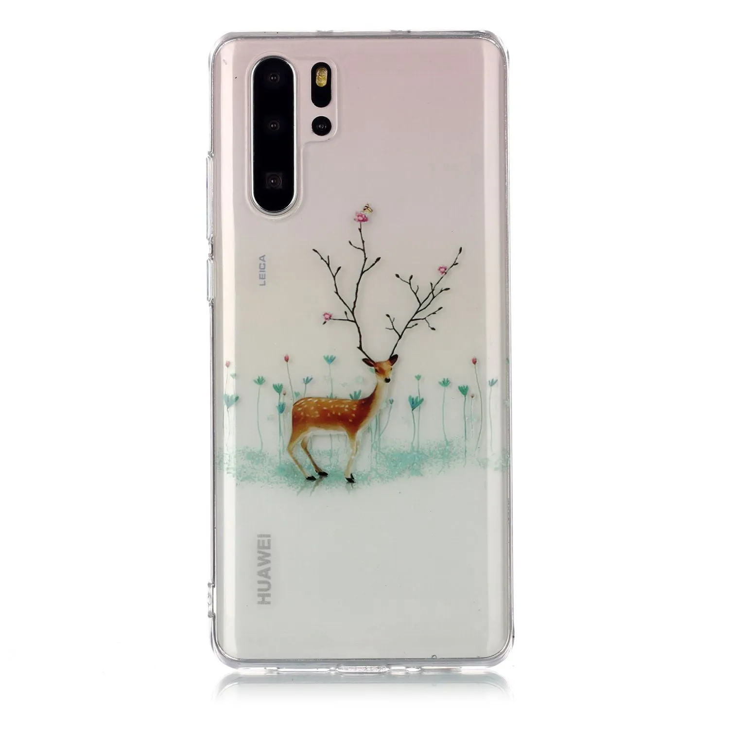For HUAWEI P30 Pro Christmas Phone Case Protective Shell Super Soft TPU Smartphone Cover Anti-scratch Anti-fall Protection Cover