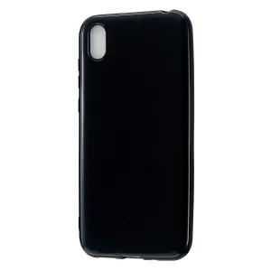 For HUAWEI Y5 2018/2019 TPU Phone Case Simple Profile Delicate Finish Cellphone Cover Full Body Protection Bright black