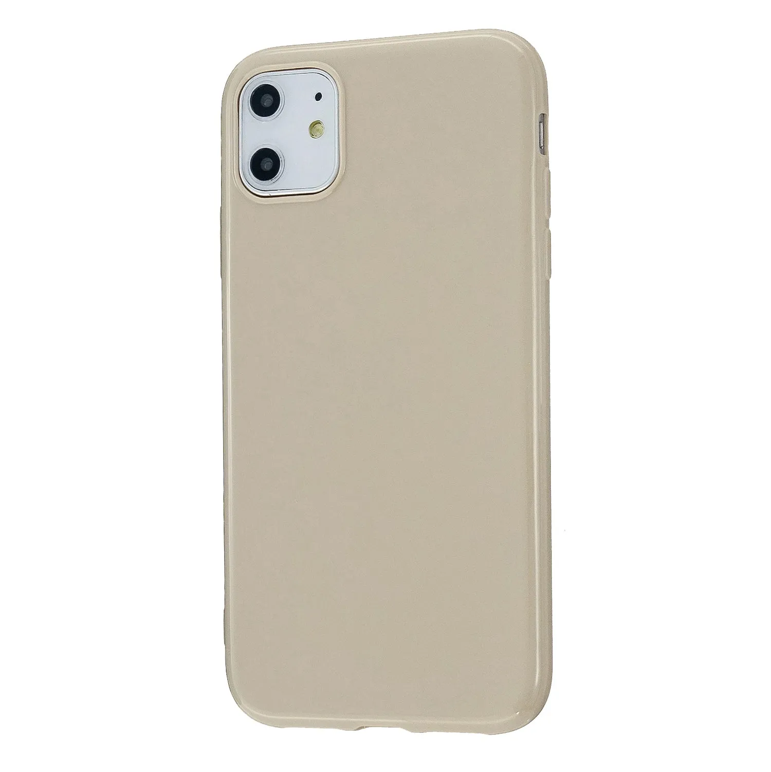 For iPhone 11/11 Pro/11 Pro Max Smartphone Cover Slim Fit Glossy TPU Phone Case Full Body Protection Shell Rose pink