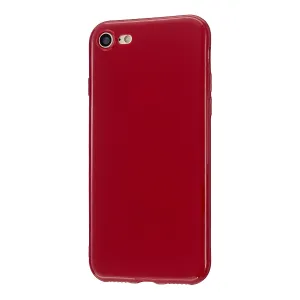 For iPhone 5/5S/SE/6/6S/6 Plus/6S Plus/7/8/7 Plus/8 Plus Cellphone Cover Soft TPU Bumper Protector Phone Shell Rose red