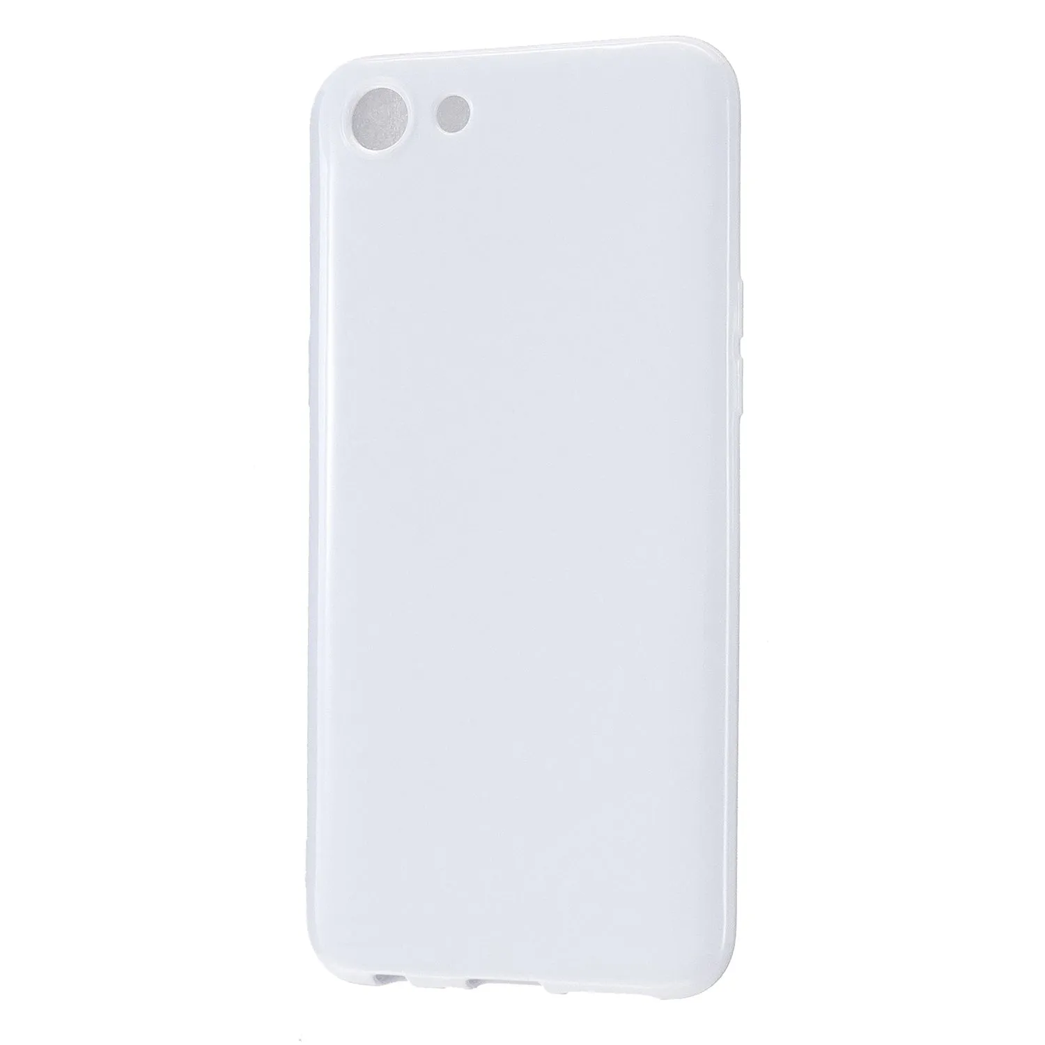 For OPPO A79/A83 Cellphone Cover Soft Hands Feel No-Fade TPU Phone Case Full Body Protection Milk white