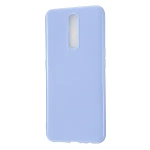 For OPPO F11/F11 Pro Cellphone Cover Glossy TPU Simple Profile Bumper Protective Mobile Phone Case Taro purple