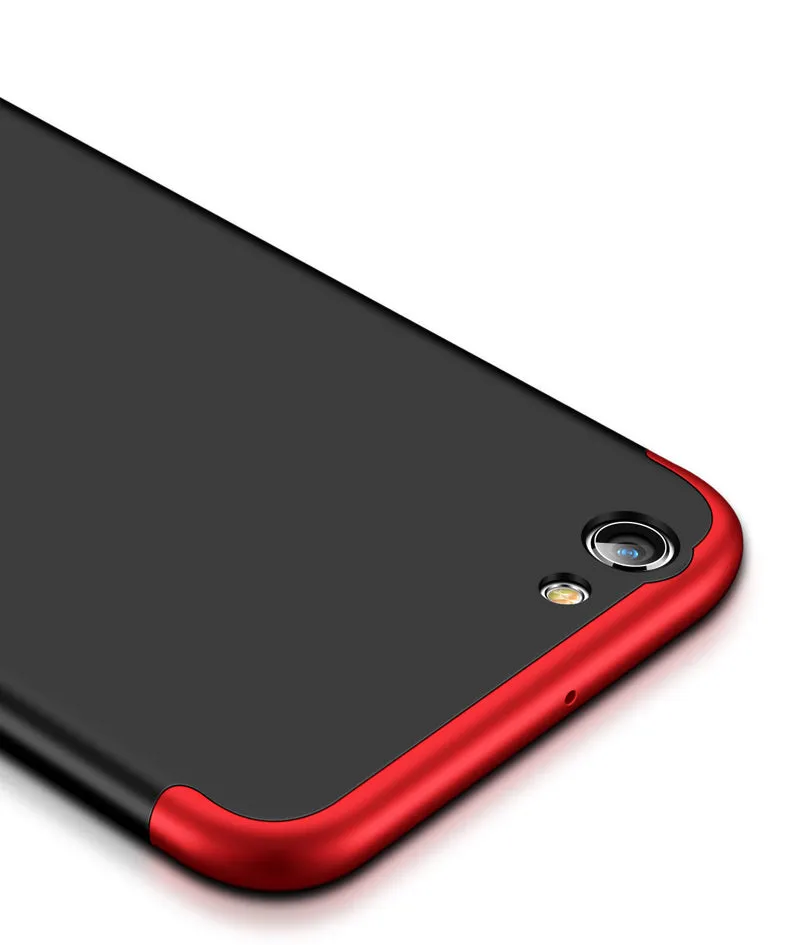 For OPPO F3/A77(International) Slim 3 in 1 Hybrid Hard Case Full Body 360 Degree Protection Back Cover blue