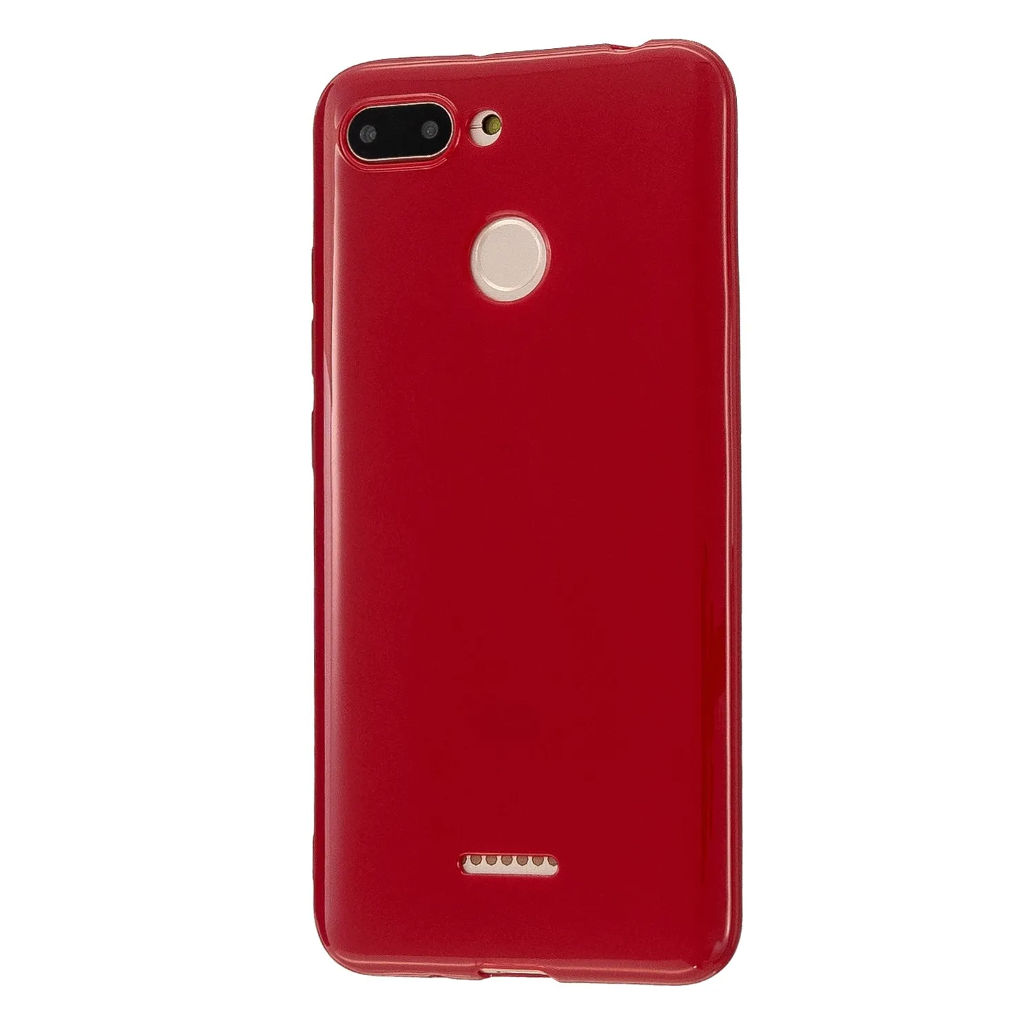 For Redmi 6/6A/6 Pro Cellphone Case Simple Profile Soft TPU Ultra Light Anti-Scratch Phone Cover Rose red