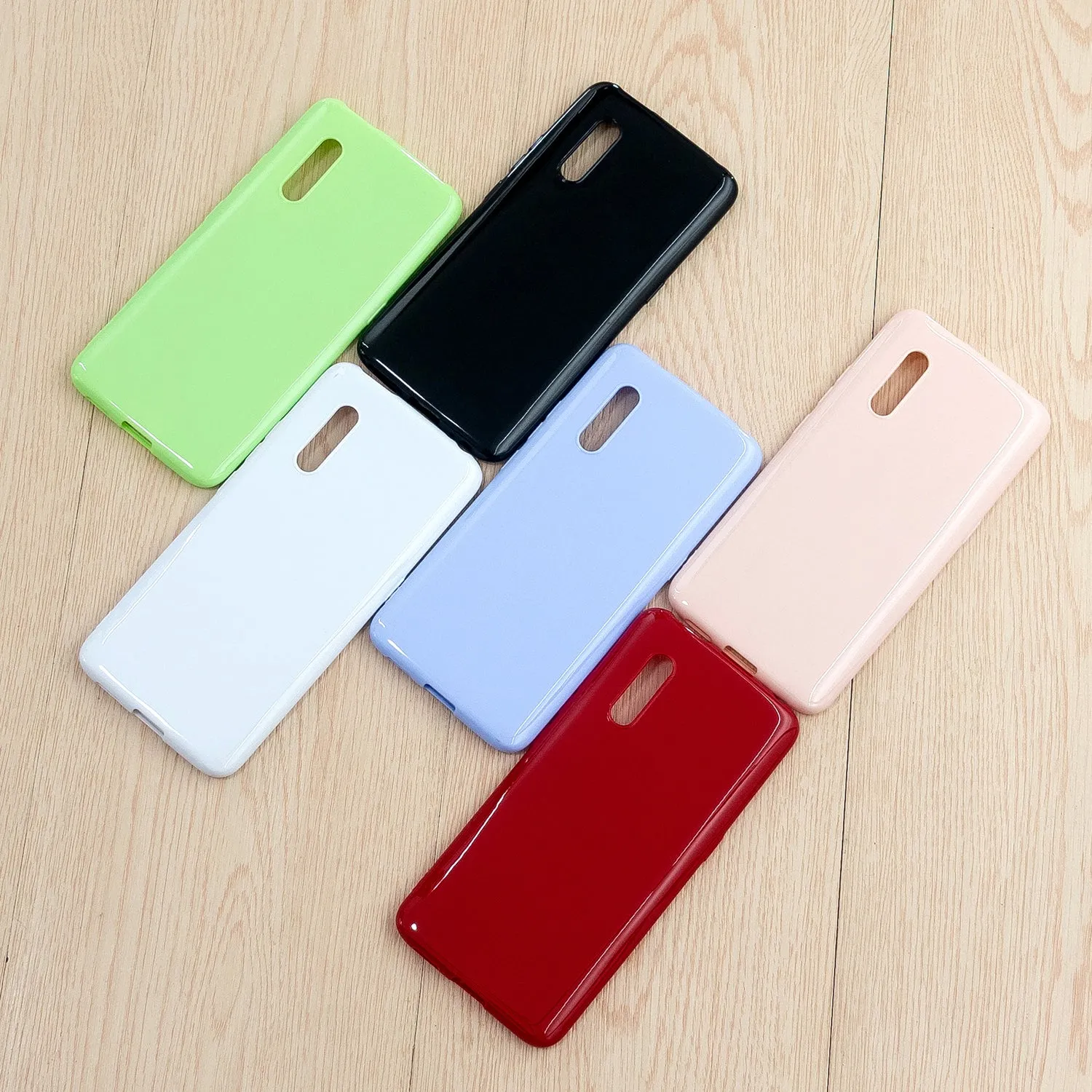 For Redmi 6/6A/6 Pro Cellphone Case Simple Profile Soft TPU Ultra Light Anti-Scratch Phone Cover Rose red