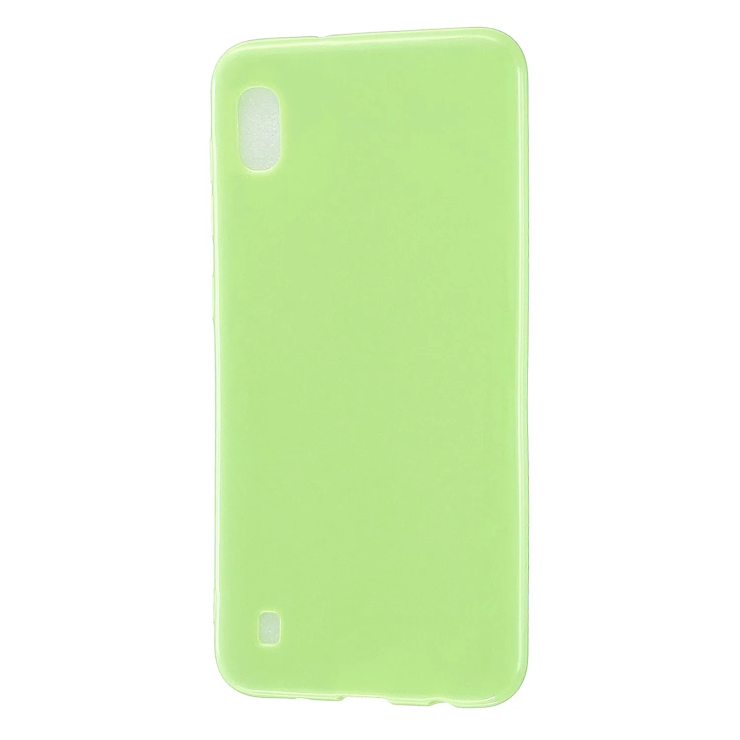 For Samsung A10/A20/A30/A50 Phone Case Soft TPU Overal Protection Precise Cutouts Easy to Install Cellphone Cover  Fluorescent green