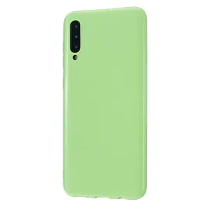 For Samsung A10/A20/A30/A50 Phone Case Soft TPU Overal Protection Precise Cutouts Easy to Install Cellphone Cover  Fluorescent green