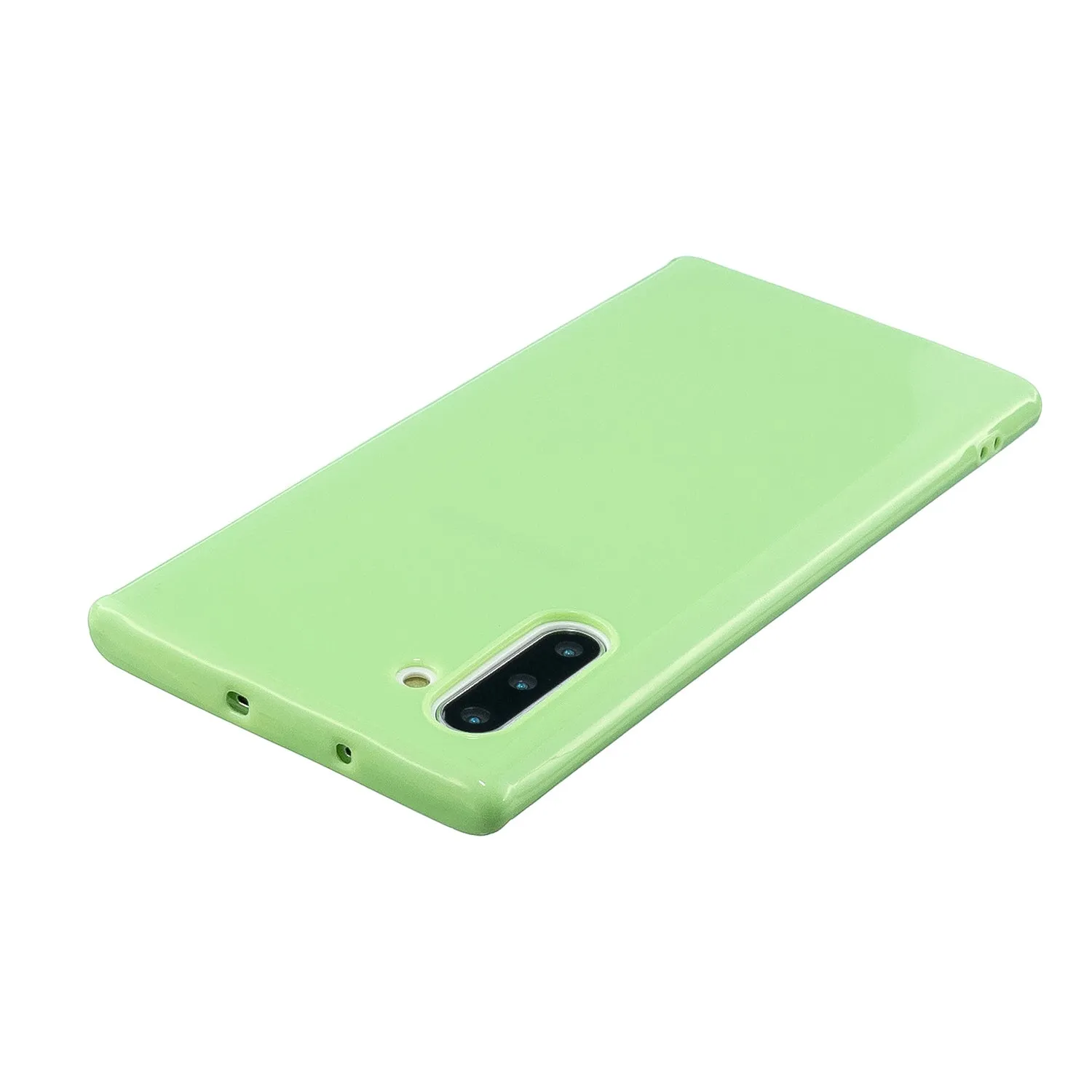 For Samsung Note 10/10 Pro Cellphone Cover TPU Phone Case Simple Profile Classic Design Shock-proof Shell Sakura pink