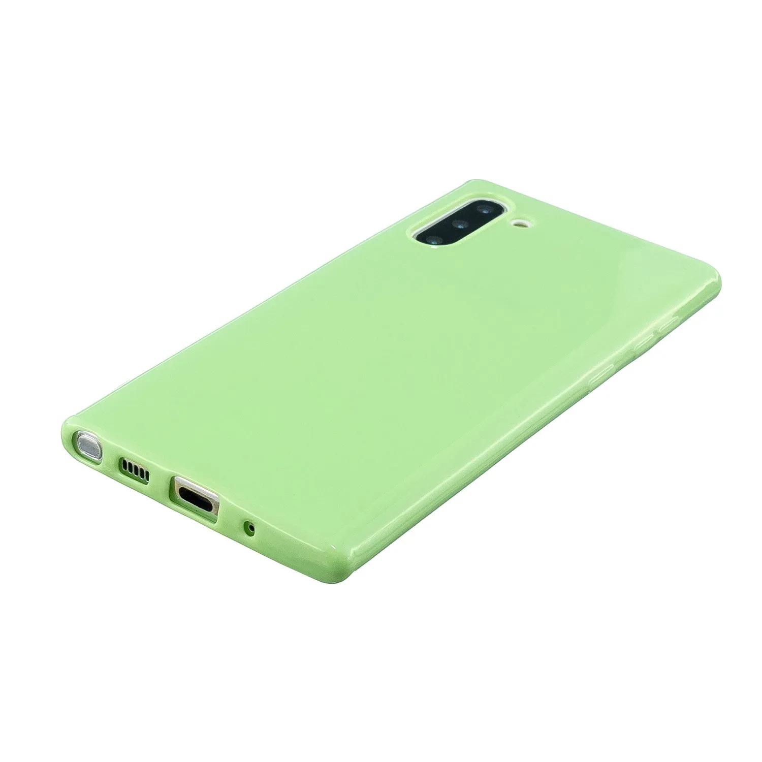 For Samsung Note 10/10 Pro Cellphone Cover TPU Phone Case Simple Profile Classic Design Shock-proof Shell Taro purple