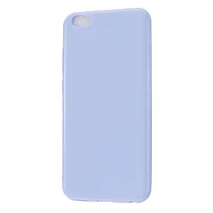 For VIVO Y67/Y71 Cellphone Cover Glossy TPU Phone Case Anti-Dust Stain-proof Easy Install Screen Protector Taro purple