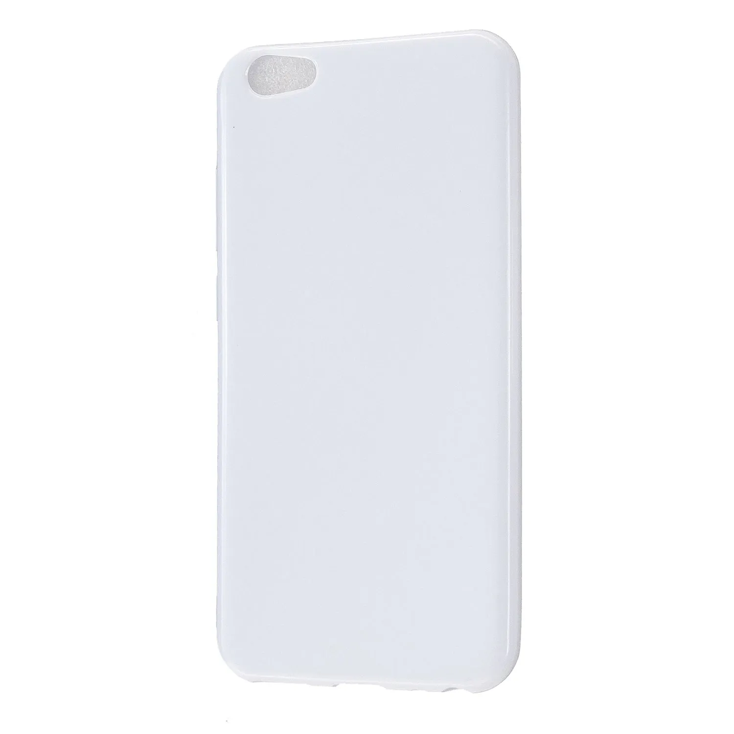 For VIVO Y67/Y71 Cellphone Cover Glossy TPU Phone Case Anti-Dust Stain-proof Easy Install Screen Protector Taro purple