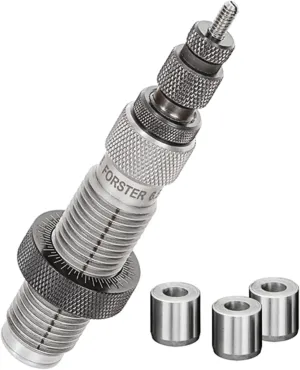 Forster Products Bushing Full Length Sizing Die Kit with 3 Bushings, Sizes Neck, Shoulder, & Body