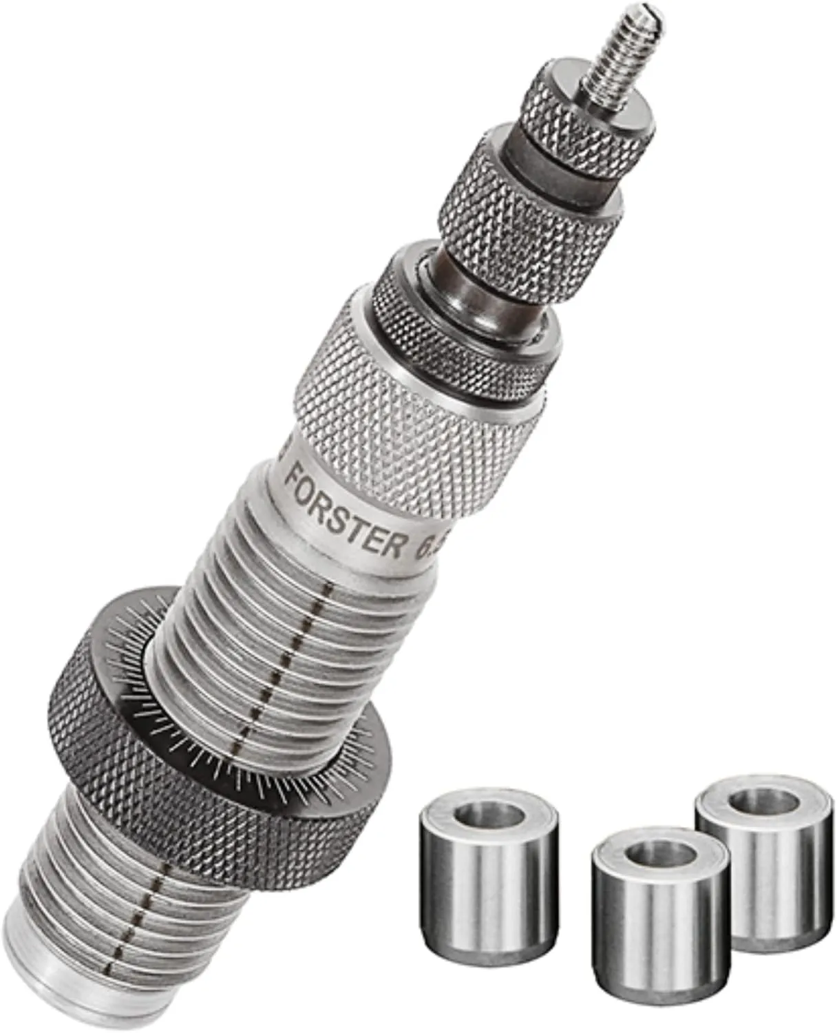 Forster Products Bushing Full Length Sizing Die Kit with 3 Bushings, Sizes Neck, Shoulder, & Body