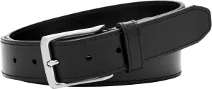 Fossil Men's Black Leather Belt