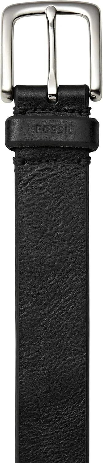 Fossil Men's Black Leather Belt