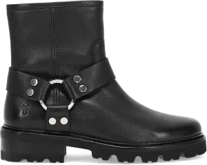 Frye Olivia Harness Short Boots for Women - Soft Leather & Suede, Chunky Heel, EVA Outsole, Versatile Colors