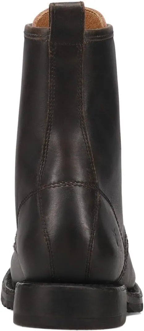 Frye Veronica Women’s Combat Boots Crafted from Hand-Burnished Vintage Italian Leather with Genuine Stitch-Down Welt Construction and Leather Lining – 6 ¾” Shaft Height