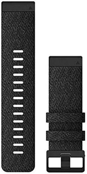 Garmin Quickfit Watch Band, Heathered Black Nylon, 26mm