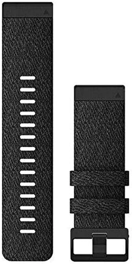 Garmin Quickfit Watch Band, Heathered Black Nylon, 26mm