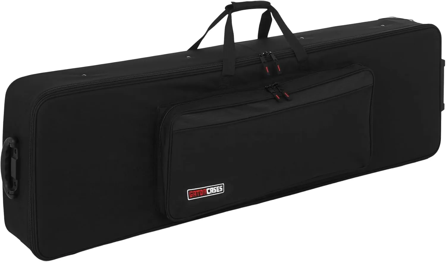 Gator Cases Lightweight Rolling Keyboard Case for Slim Extra Long 88 Note Keyboards and Electric Pianos (GK-88 SLXL)