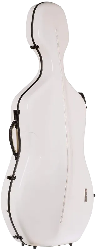 GEWA Air 3.9 Cello Case White Gloss with Black Interior