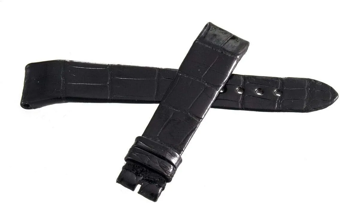 Girard Perregaux 16mm x 14mm Black Leather Watch Band