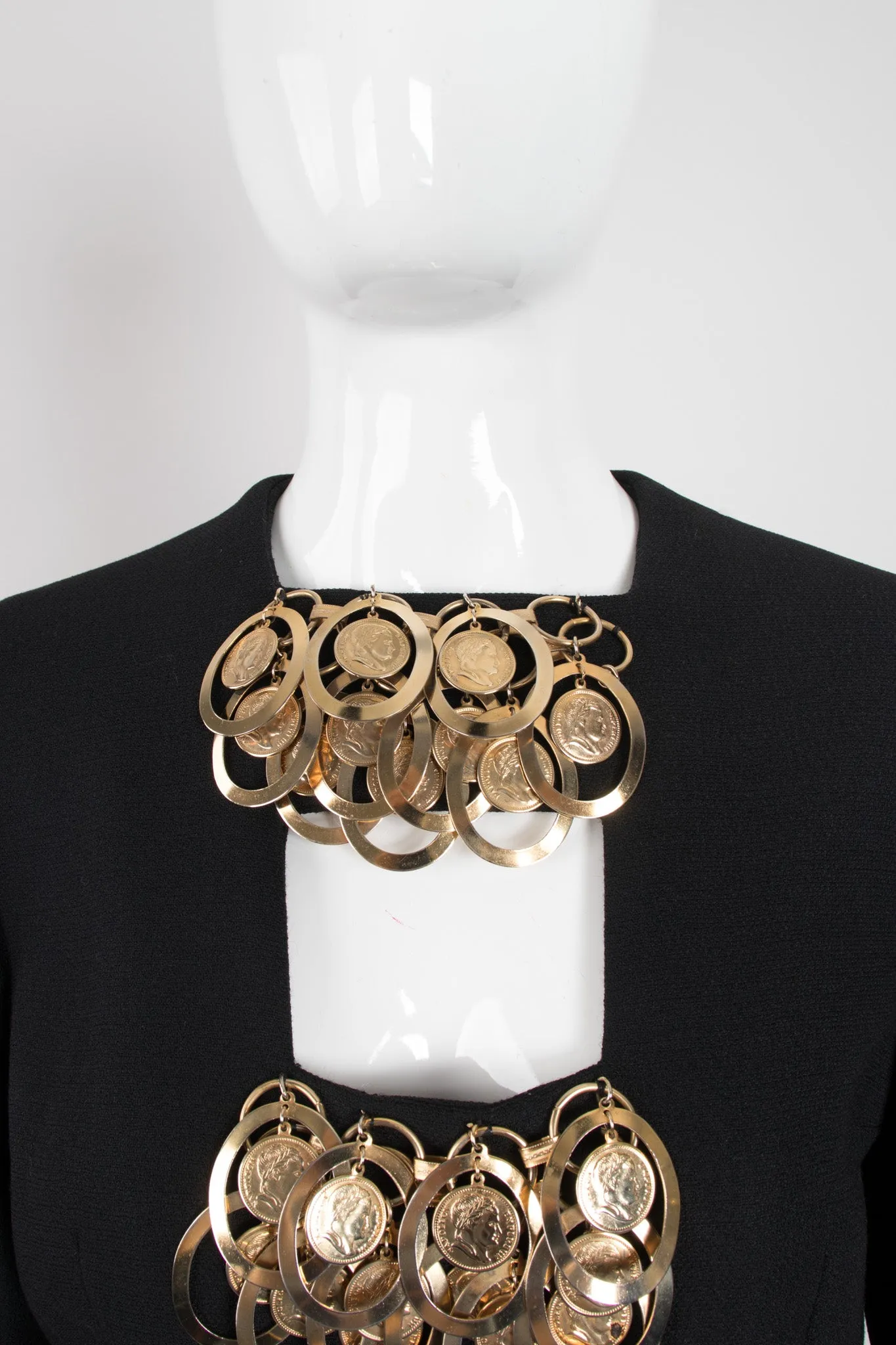 Gold Hardware Cutout Dress