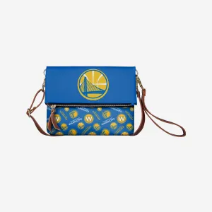 Golden State Warriors Printed Collection Foldover Tote Bag