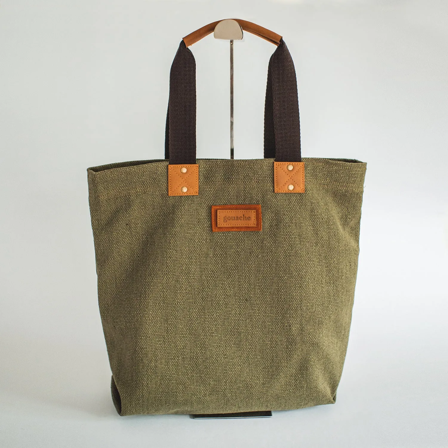 Gouache Jacinda Jute Tote Bag