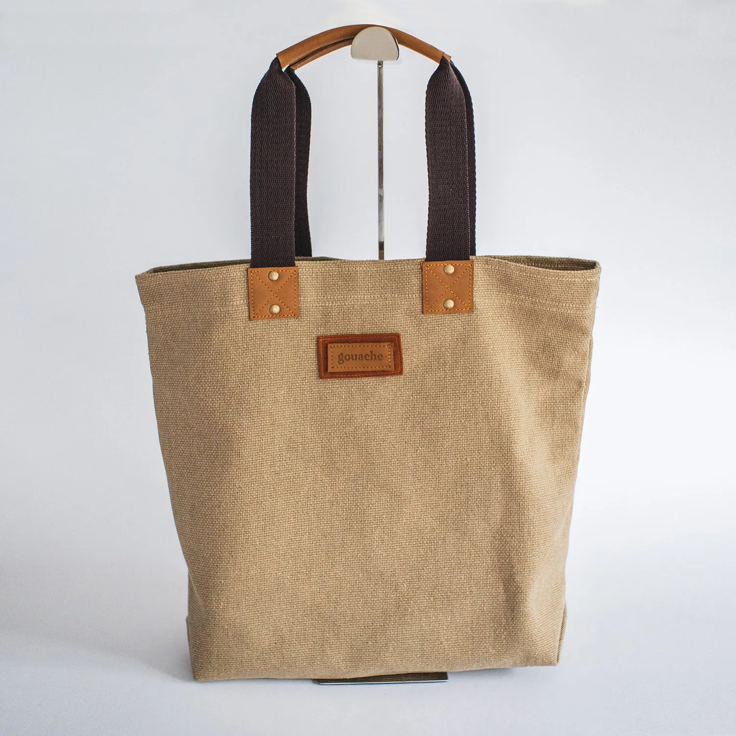 Gouache Jacinda Jute Tote Bag